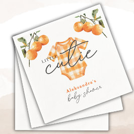 Zomer Sinaasappels Schattigee Bodysuit Baby shower Servet