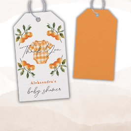 Zomer Sinaasappels Schattigee Bodysuit Dank u Cadeaulabel