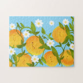 Zomer Sinaasappels Tree Garden Legpuzzel (Horizontaal)