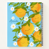 Zomer Sinaasappels Tree Garden Notitieboek (Achterkant)