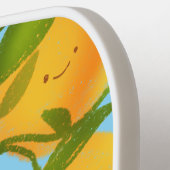 Zomer Sinaasappels Tree Garden Pickleball Paddle (Links Detail)