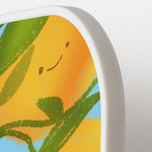 Zomer Sinaasappels Tree Garden Pickleball Paddle (Links Detail)