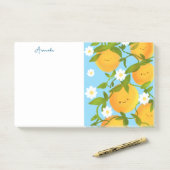 Zomer Sinaasappels Tree Garden Post-it® Notes (Op bureau)