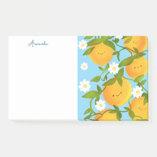 Zomer Sinaasappels Tree Garden Post-it® Notes (Voorkant)
