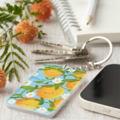 Zomer Sinaasappels Tree Garden Sleutelhanger (Voorkant Rechts)