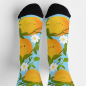 Zomer Sinaasappels Tree Garden Sokken (Top)