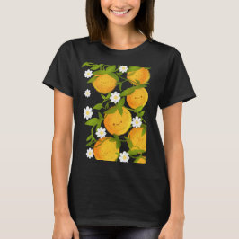 Zomer Sinaasappels Tree Garden T-shirt