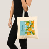 Zomer Sinaasappels Tree Garden Tote Bag (Voorkant (product))