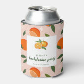 Zomer Sinaasappels vrijgezellenfeest Blikjeskoeler (Blikje Voorkant)