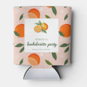 Zomer Sinaasappels vrijgezellenfeest Blikjeskoeler (Voorkant)