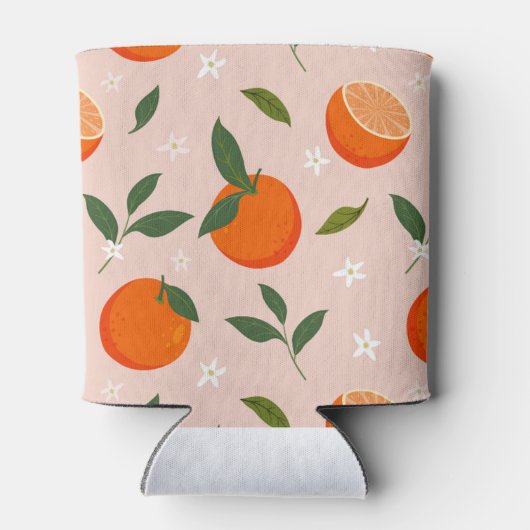 Zomer Sinaasappels vrijgezellenfeest Blikjeskoeler (Achterkant)