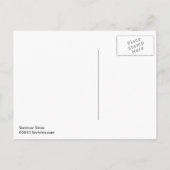 Zomer Sirene Ansichtkaart Briefkaart (Achterkant)