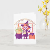 Zomer Skeleton Beach Party Halloween Vibes Kaart (Gele Bloem)