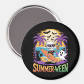 Zomer Skeleton Party Halloween Magneet (Voorkant / Achterkant)