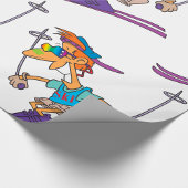 Zomer Skier Cadeaupapier
