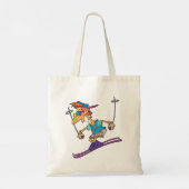 Zomer Skier Tote Bag (Achterkant)
