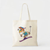 Zomer Skier Tote Bag (Voorkant)