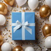 Zomer Sky Blue Wrapping Paper Roll Cadeaupapier