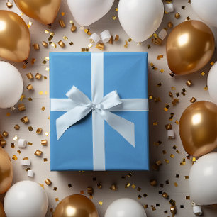 Zomer Sky Blue Wrapping Paper Roll Cadeaupapier