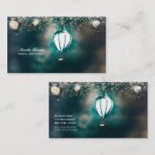 Zomer Slingerlichten Betoverde Chic Avond Visitekaartje (Voorkant / Achterkant)