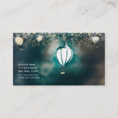 Zomer Slingerlichten Betoverde Chic Avond Visitekaartje (Achterkant)