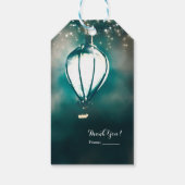 Zomer Slingerlichtjes Betoverde Chic Bruiloft Cadeaulabel (Achterkant)
