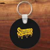Zomer smeltende hittegolf sleutelhanger (Voorkant)