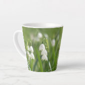 Zomer Sneeuwvlokken Latte Mok (Linkerhoek)