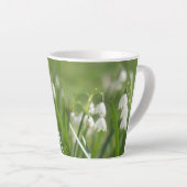 Zomer Sneeuwvlokken Latte Mok (Rechterhoek)