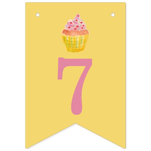 Zomer Snoep Verjaardagsfeest Vlaggetjes (Tweede vlag)