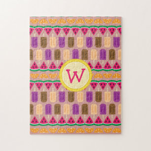 Zomer snoeppuzzel legpuzzel