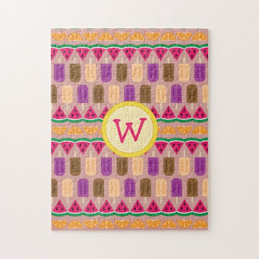 Zomer snoeppuzzel legpuzzel (Verticaal)