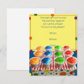 Zomer Snowcone Party uitnodiging (Voorkant / Achterkant)