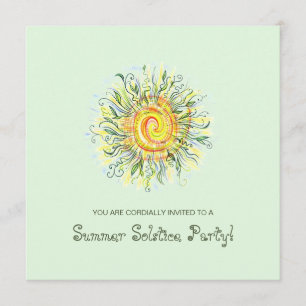 Zomer-soeweffestival / partijuitnodigingen kaart