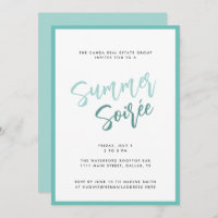 Zomer Soiree Modern Script Corporate Summer Party