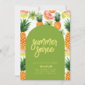 Zomer Soiree Party uitnodiging (Voorkant)