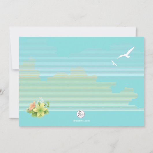 Zomer Soiree uitnodiging (Achterkant)