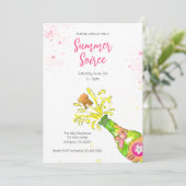 Zomer Soirée Uitnodiging – Zomer Cocktail Party (Staand voorkant)