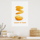 Zomer Spat Fruit Muurkunst Poster (Keuken)