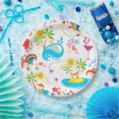 Zomer Splash Papieren Bordje (Feest)