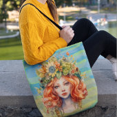 Zomer-sprookje mysterie tote bag