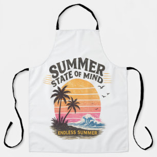 Zomer Staat Van Geest Vintage Schort