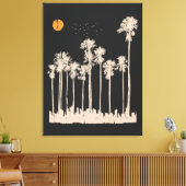 Zomer Stad Vintage Canvas Afdruk (Insitu (Woonkamer))
