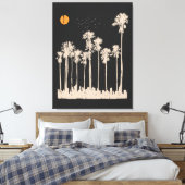 Zomer Stad Vintage Canvas Afdruk (Insitu (Slaapkamer))