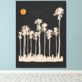 Zomer Stad Vintage Canvas Afdruk (Insitu (Houten vloer))