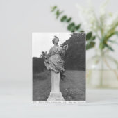 Zomer, standbeeld in de tuinen briefkaart (Staand voorkant)