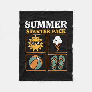 Zomer Startpakket Sun Flip Flops Ll En Ijsje Fleece Deken