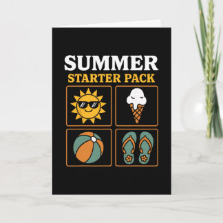 Zomer Startpakket Sun Flip Flops Ll En Ijsje Kaart
