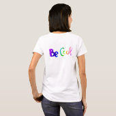 Zomer stemming handlettering motivatie T-shirt (Achterkant volledig)