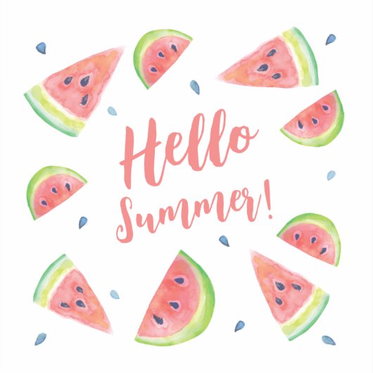 zomer sticker (Voorkant)